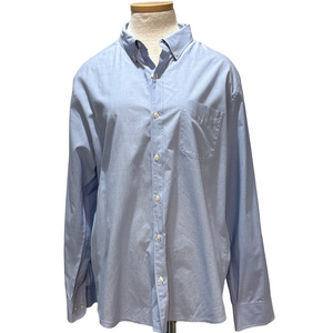 Bonobos sz XL light blue 100% cotton button down long sleeve dress shirt